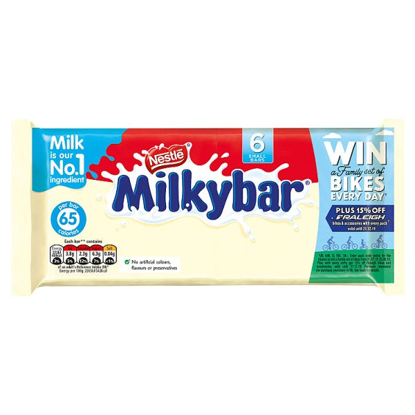 Nestle Milkybar Kid Chocolate Bar 6 Pack