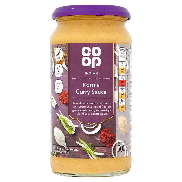 Co-op Korma Curry Sauce 500g