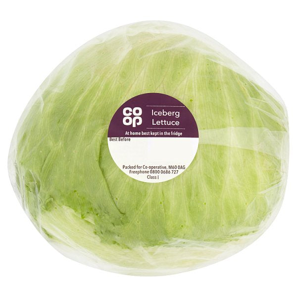 Co Op Iceberg Lettuce single