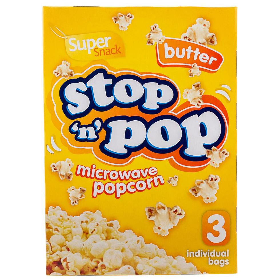 Stop n Pop butter microwave popcorn 3pk