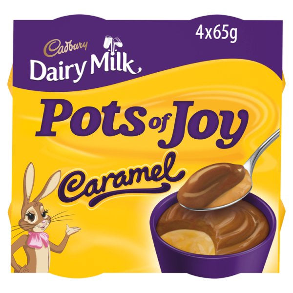 Cadbury Pots Of Joy Caramel 4pk