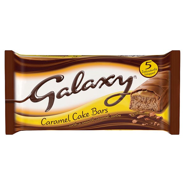 McVities Galaxy Caramel Cake Bars 5pk#