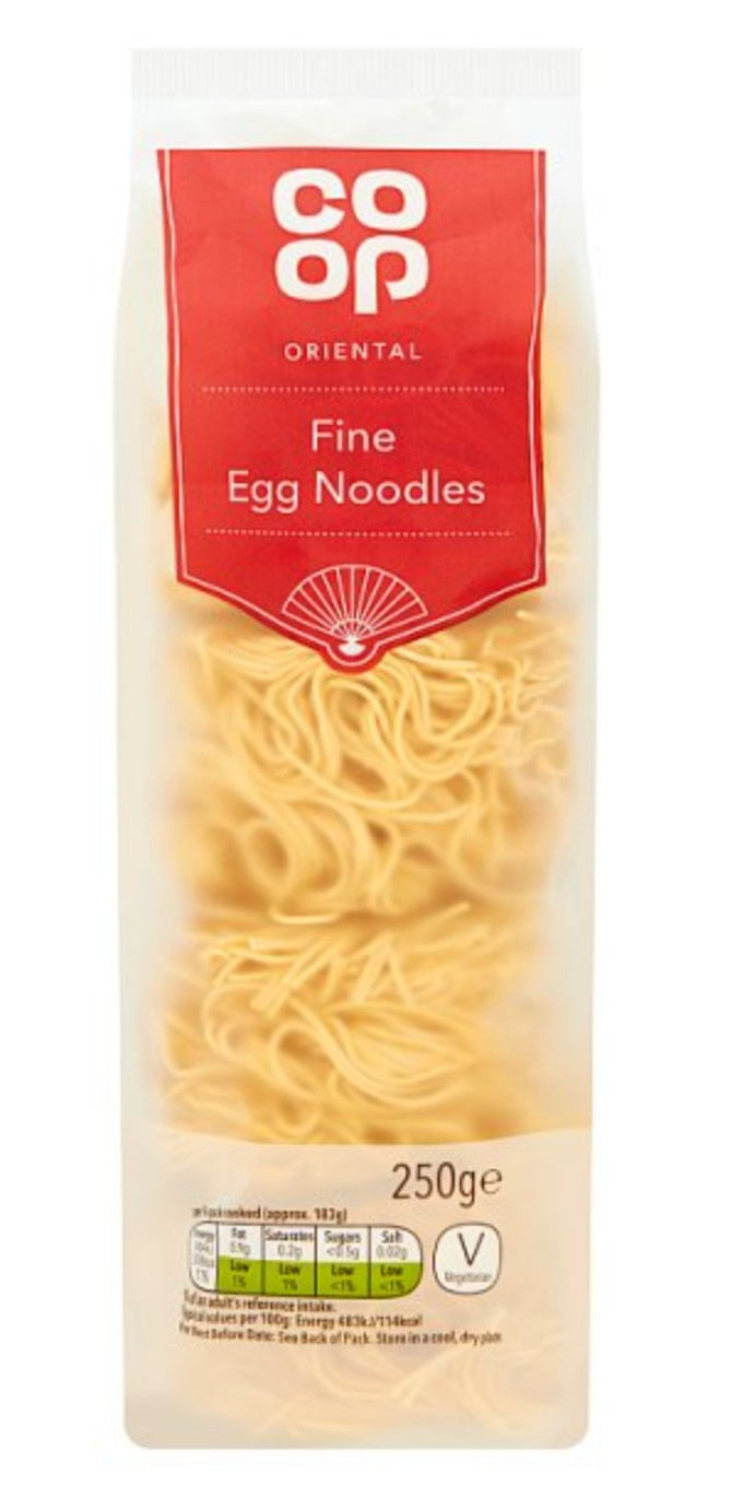 Co-op Fine Egg Noodles 250g