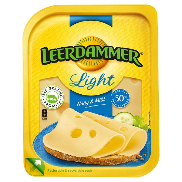 Leerdammer Light Cheese Slices 160g