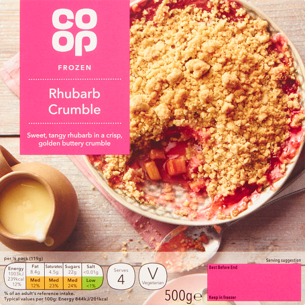 Co-op Rhubarb Crumble 500g