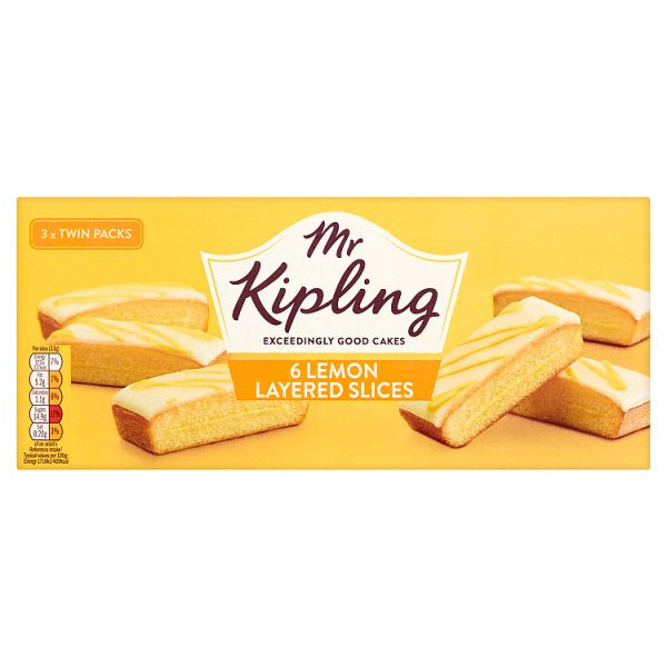 Mr Kipling Lemon Slices 6pk#