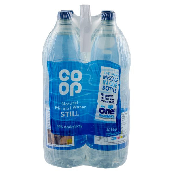 Co-op Spring Mineral Water 4x2L*