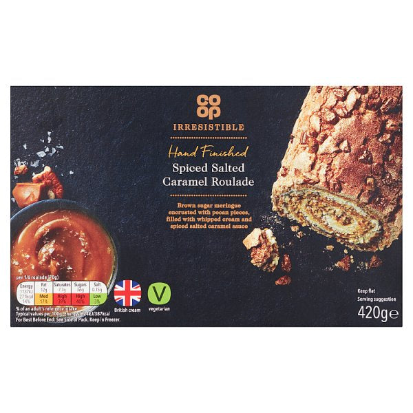Co-Op Irresistible Salted Caramel Roulade