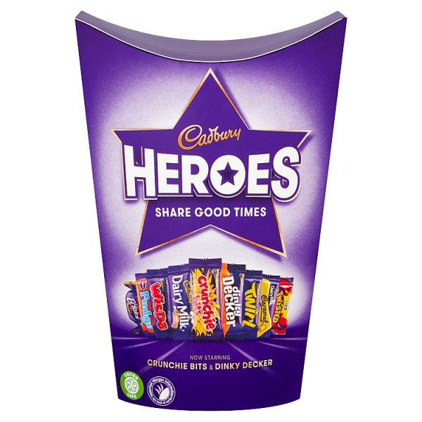 Cadbury Heroes Carton 185g* #