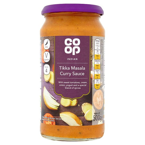 Co-op Tikka Masala Curry Sauce 500g