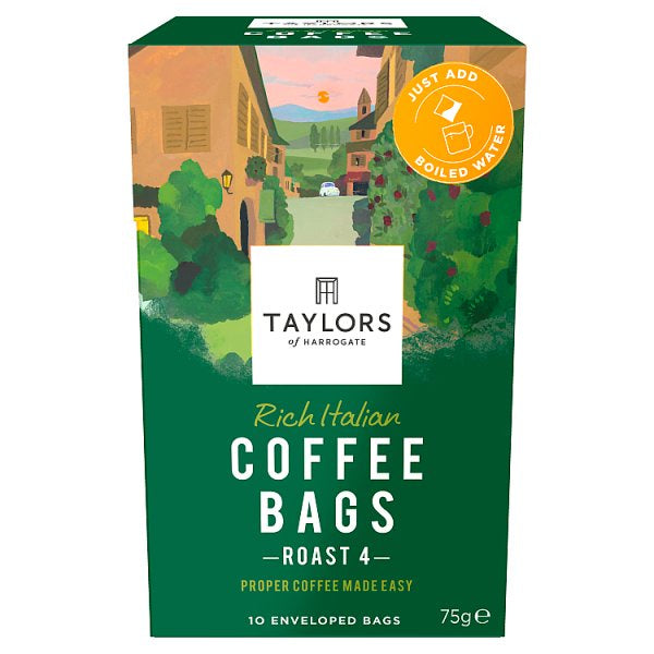 Taylors Rich Italian Coffee Bags 75g