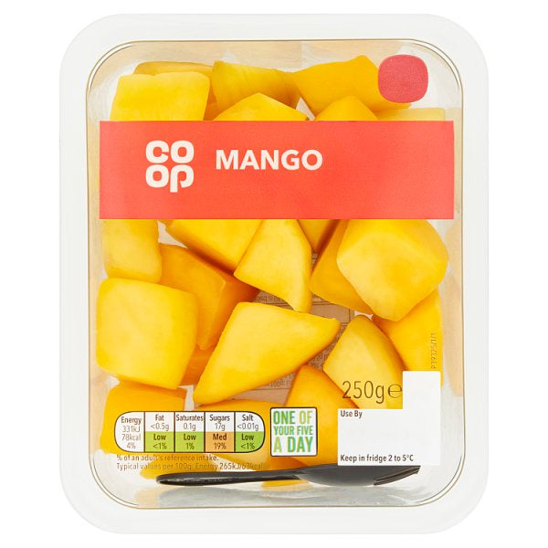 Co Op Mango Chunks 250g