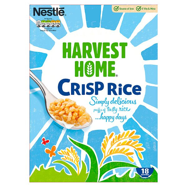 Nestle Harvest Home Crisp Rice 550g