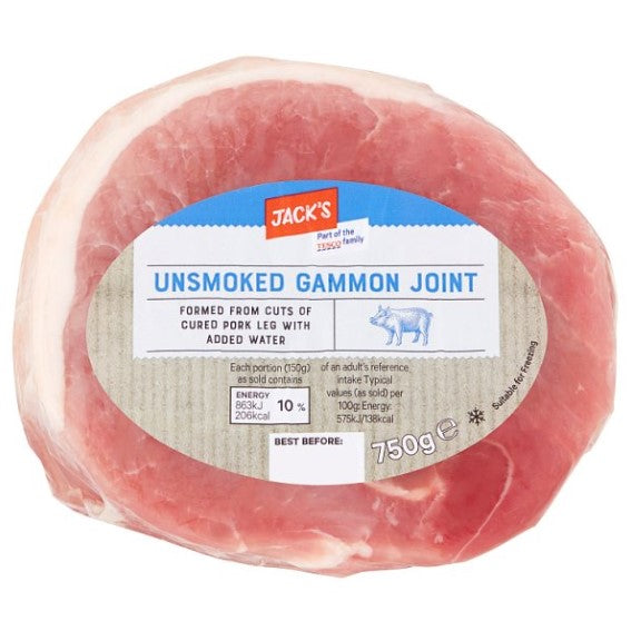 Unsmoked Gammon Joint 750g