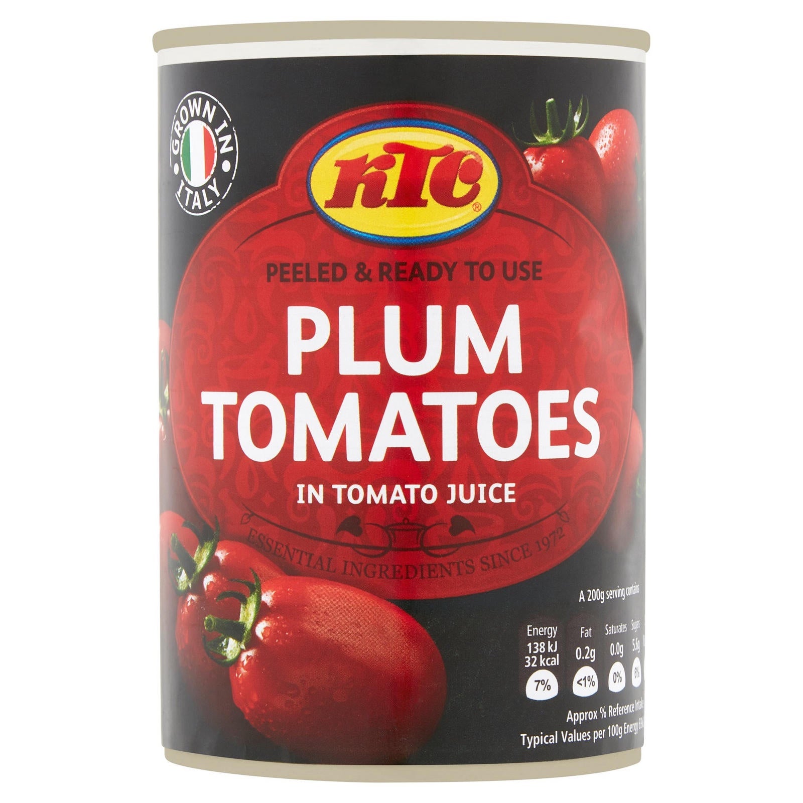 KTC Peeled Plum Tomatoes in Tomato Juice (400g)