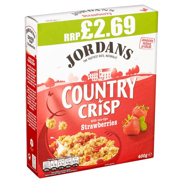 Jordans Country Crisp Strawberry 400g PM2.99