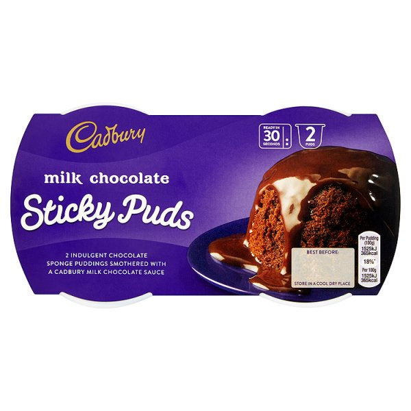 Cadbury Chocolate Sponge Pudding 2Pk #