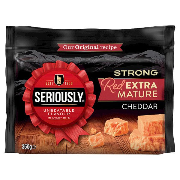Seriously Strong Coloured Cheddar 350g#