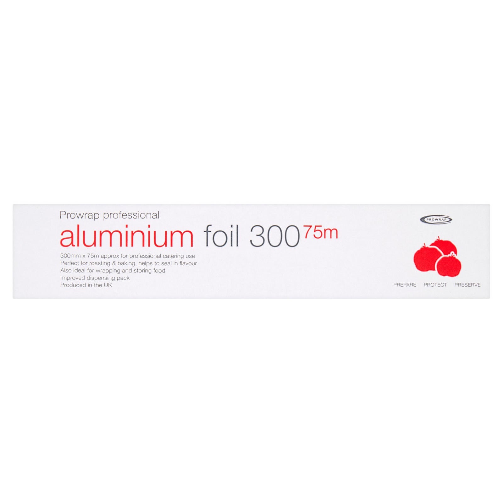 Prowrap Professional Aluminium Foil 300mmx75m*