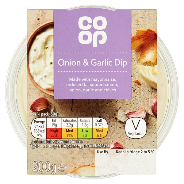 Co-op Onion & Garlic Dip 200g