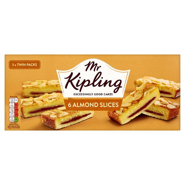 Mr Kipling Almond Slices 6pk#
