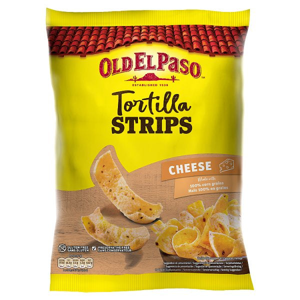Old El Paso Crunchy Strips Cheese 185g