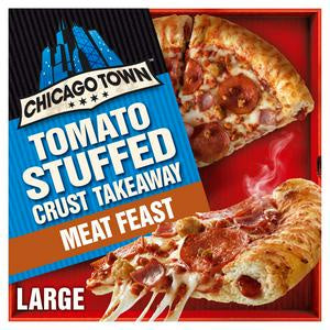 Chicago Town Stuffed Crust Meat Feast Pizza (680g)