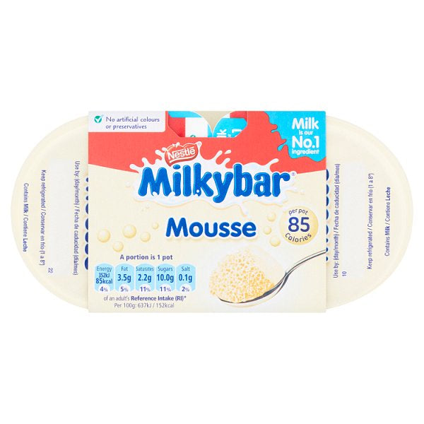 Nestle Milkybar Mousse 4pk#