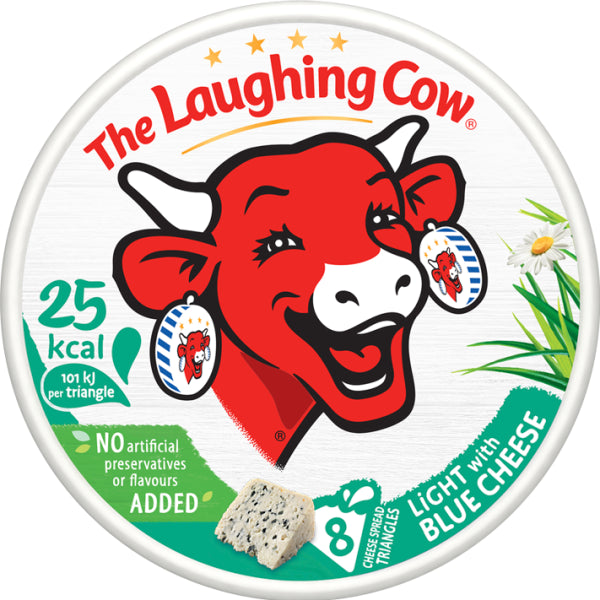 Laughing Cow Blue Cheese Triangles 8pk 128g