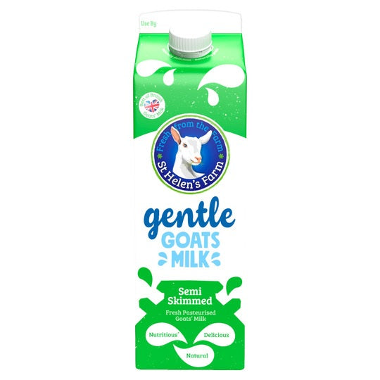 St Helen's Goats Milk Semi-Skimmed 1L