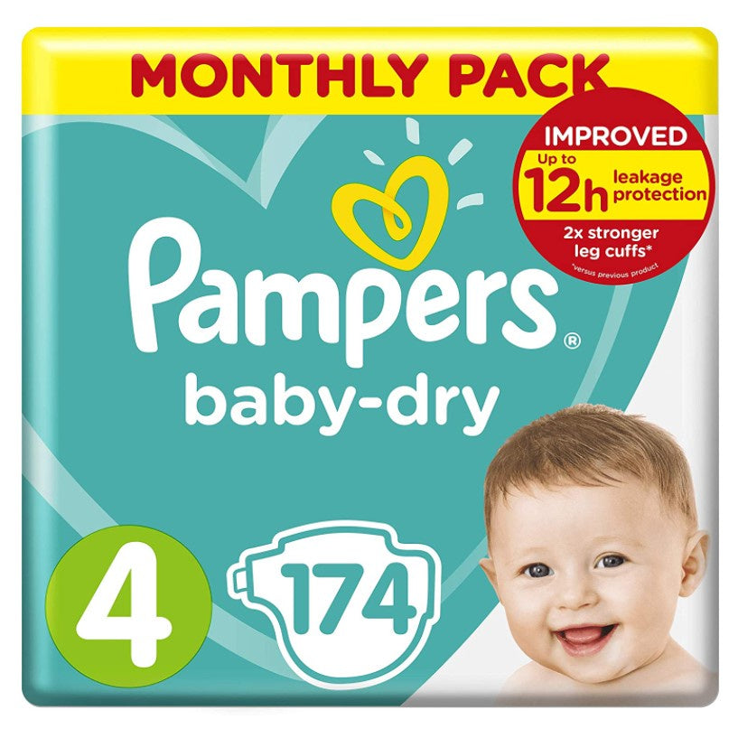 Pampers Nappies Size 4 (174)