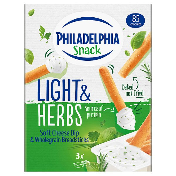Philadelphia Snack Herb 3pk 123g#