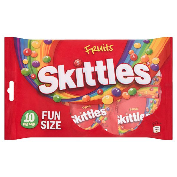 Skittles Funsize (10 pk) 180g *
