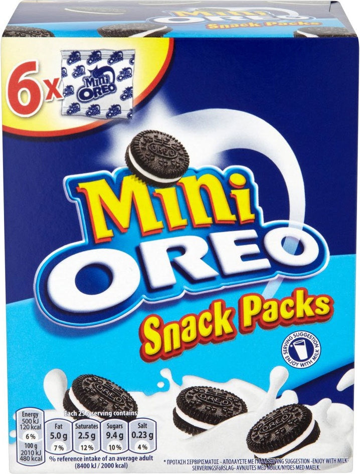 Oreo Mini Snack Pack 6pks