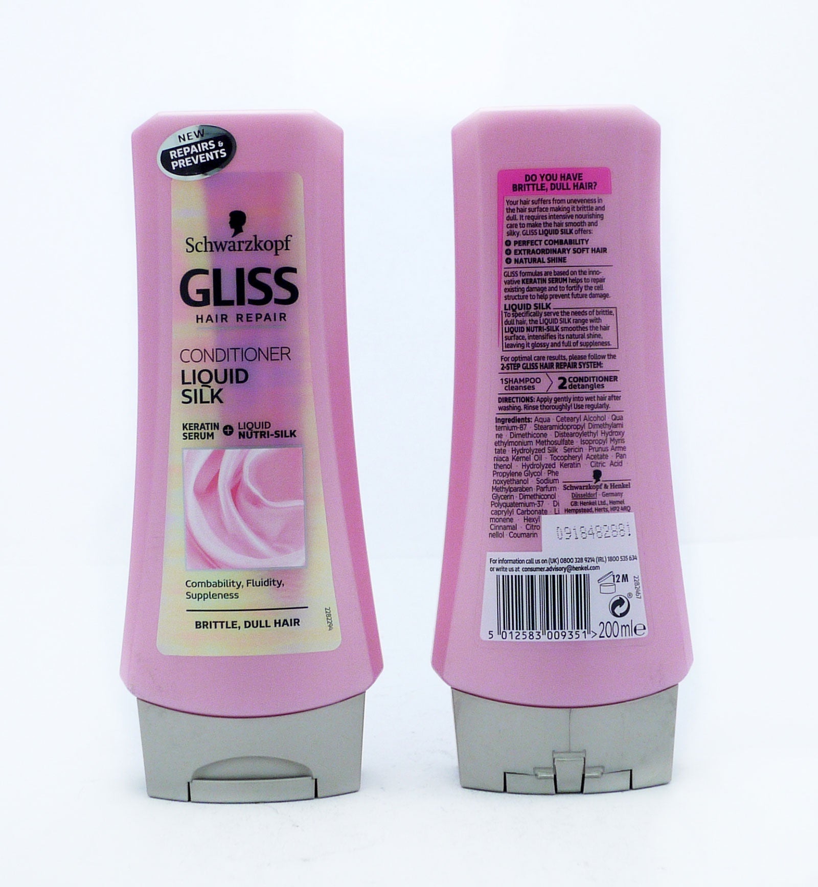 Gliss Conditioner Liquid Silk 200ml*