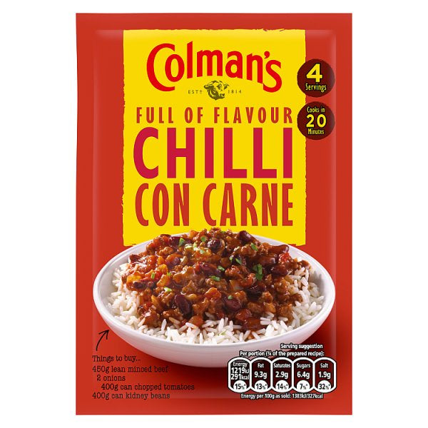 Colman's Chilli Con Carne Mix 50g  #