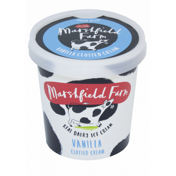 Marshfield Vanilla Clotted Cream Mini Tub 125ml