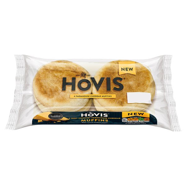 Hovis West Country Farmhouse Cheddar Muffins 4 pack