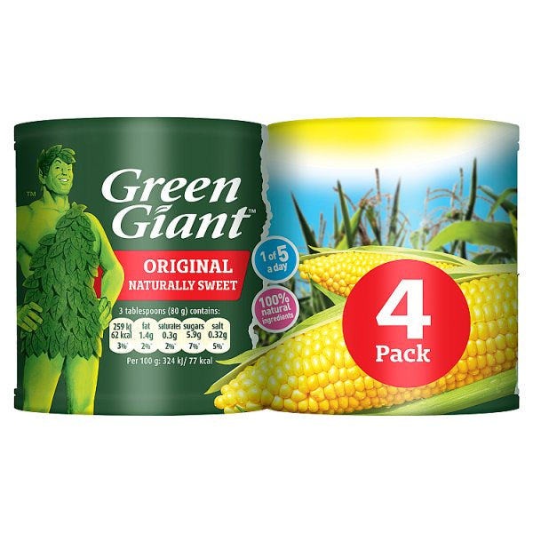 Green Giant Sweetcorn Tin (4x198g)