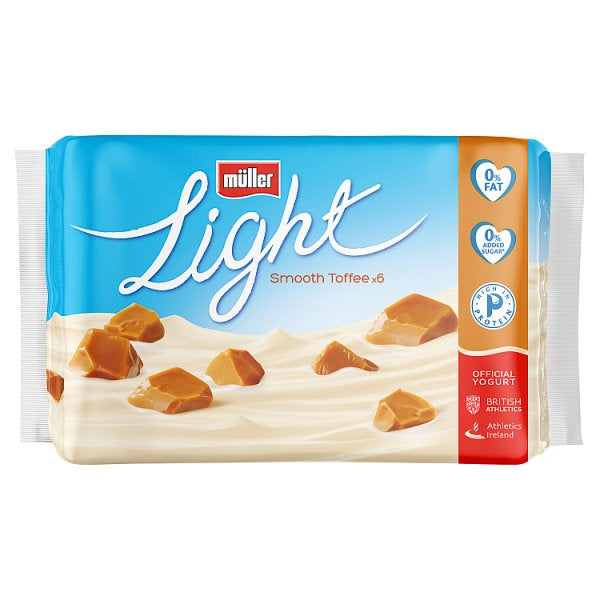 Muller Light Yogurts Toffee 6pk