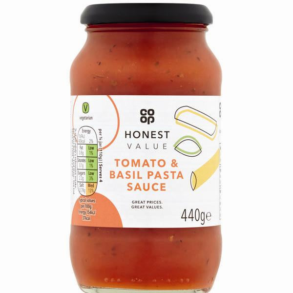 Co-op Honest Value Pasta Sauce 400g