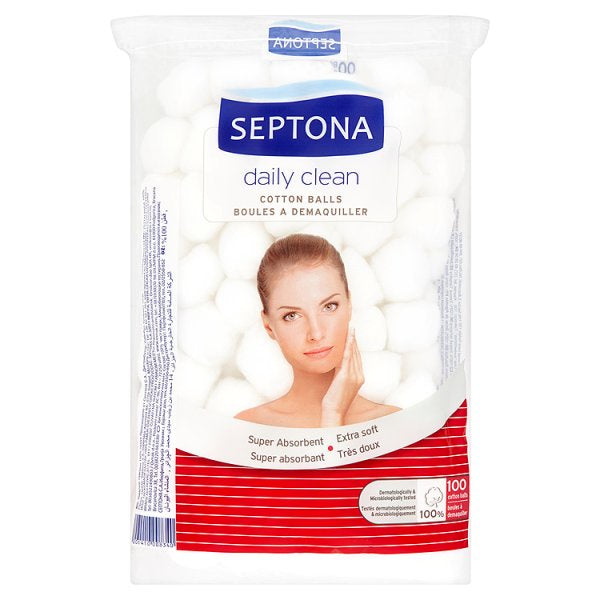 Septona Cotton Wool Balls 100's*