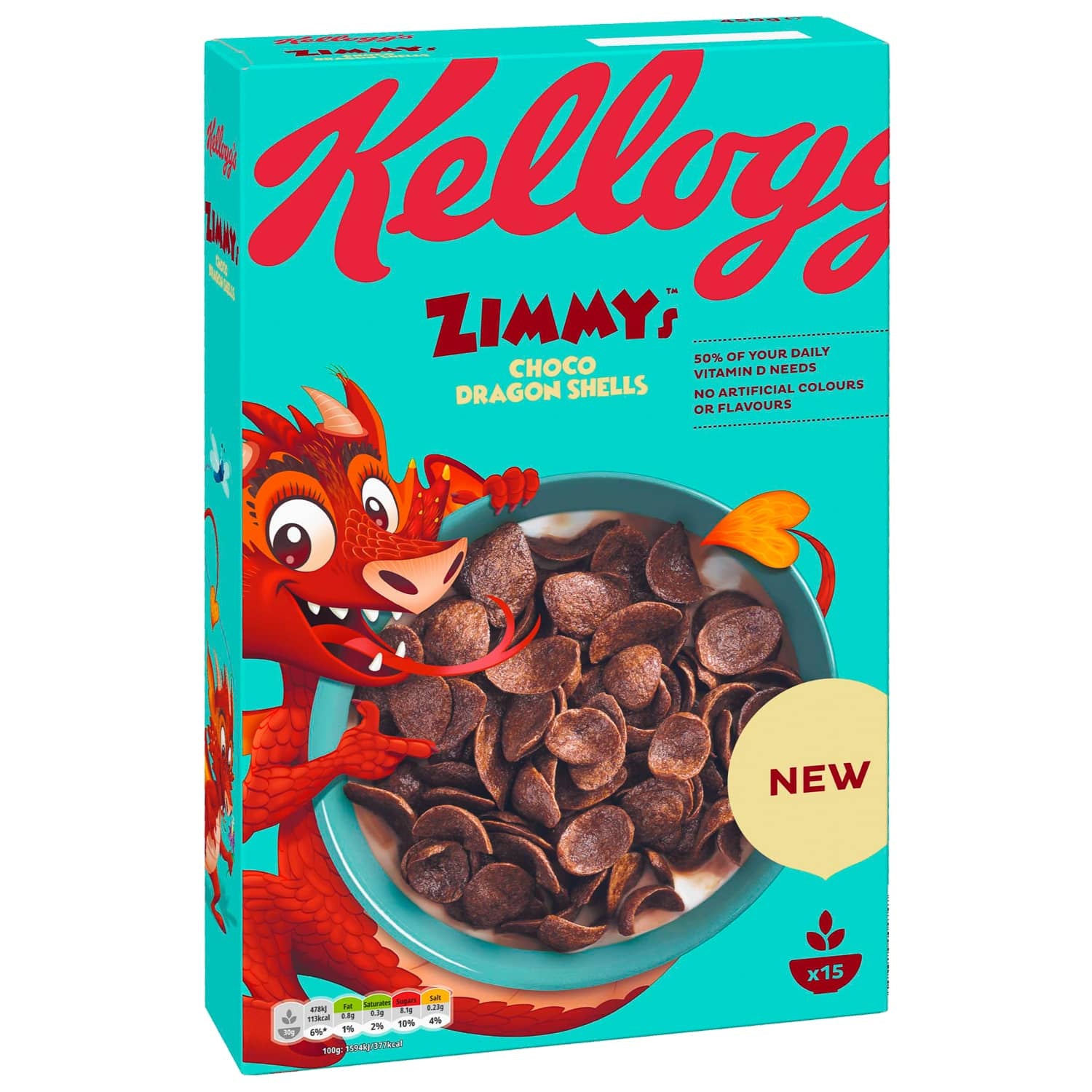 Kellogg's Zimmy's Choco Shells 450g