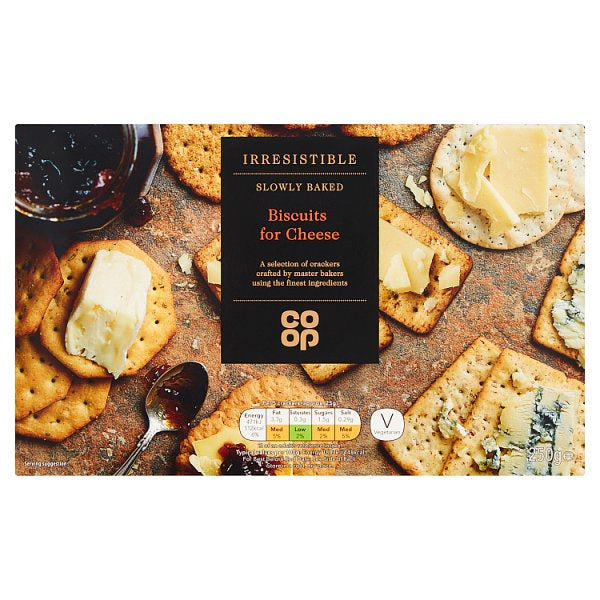 Co-op irresistible biscuits for cheese 250g