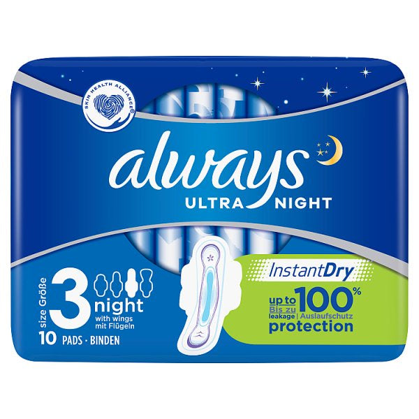 Always Ultra Night with Wings 10pk