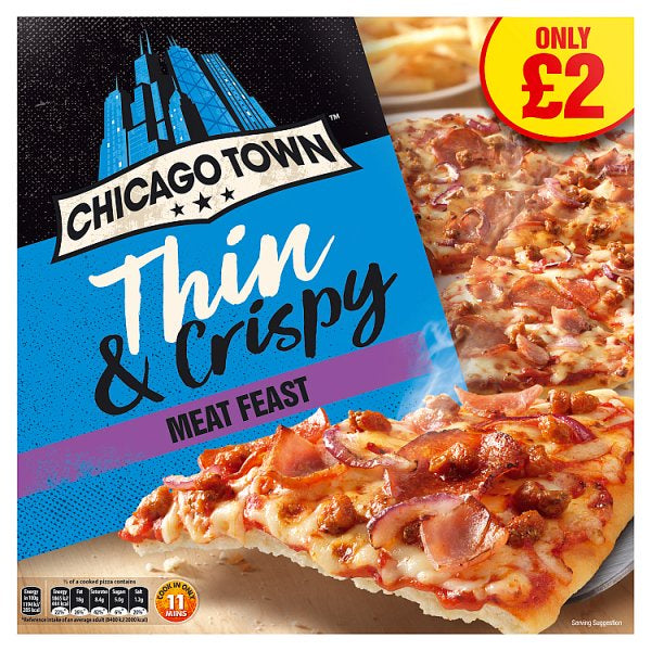 Chicago Town Meat Feast Pizza Thin (325g)