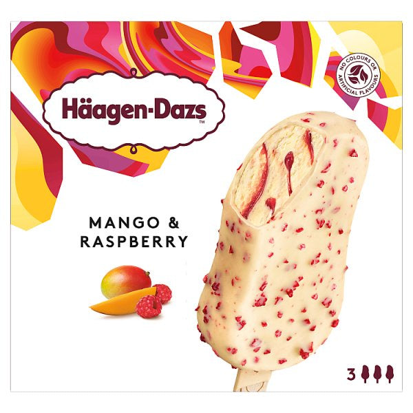 Haagen Dazs Mango & Raspberry 3pk*