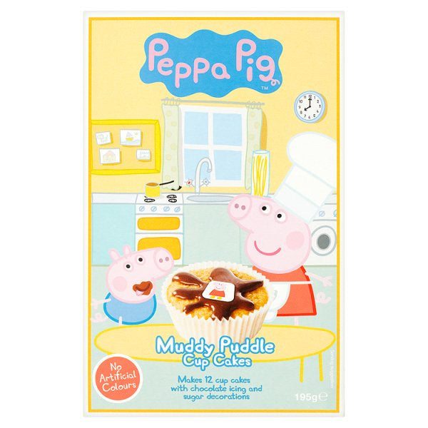 Peppa Pig Muddy Puddle Cupcake Mix 195g