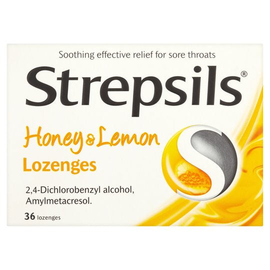 Strepsils Honey & Lemon Lozenges (36)*