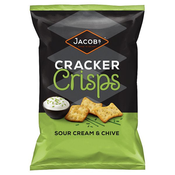 Jacob's Cracker Crisps S/Crm & Chive 150g